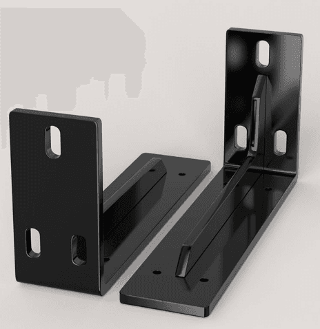 Triangular Support Bracket for Wall-Mounted Desks and Floating TV Cabinets, Load-Bearing Bracket with Tripod Stand, Fixed Angle Iron