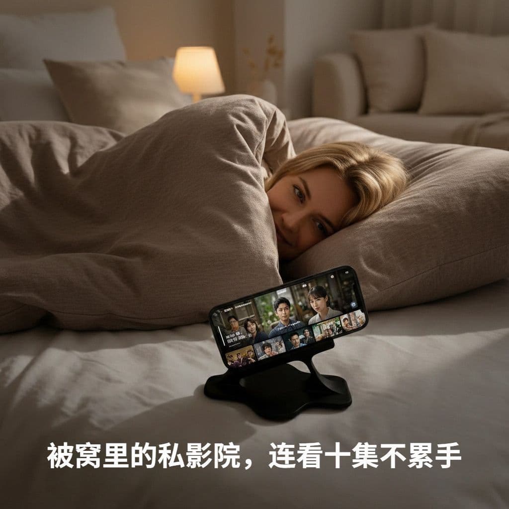 Hands-Free Phone Holder for Bed