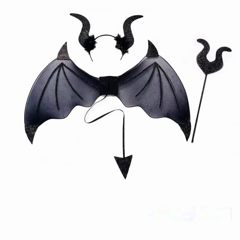 Halloween Bat Wings Cosplay Costume Set