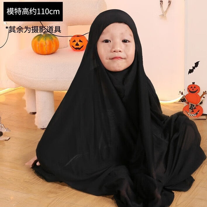 Halloween Tattered Red Cloak Cosplay Costume