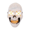 Halloween LED Light-Up Skull Mask