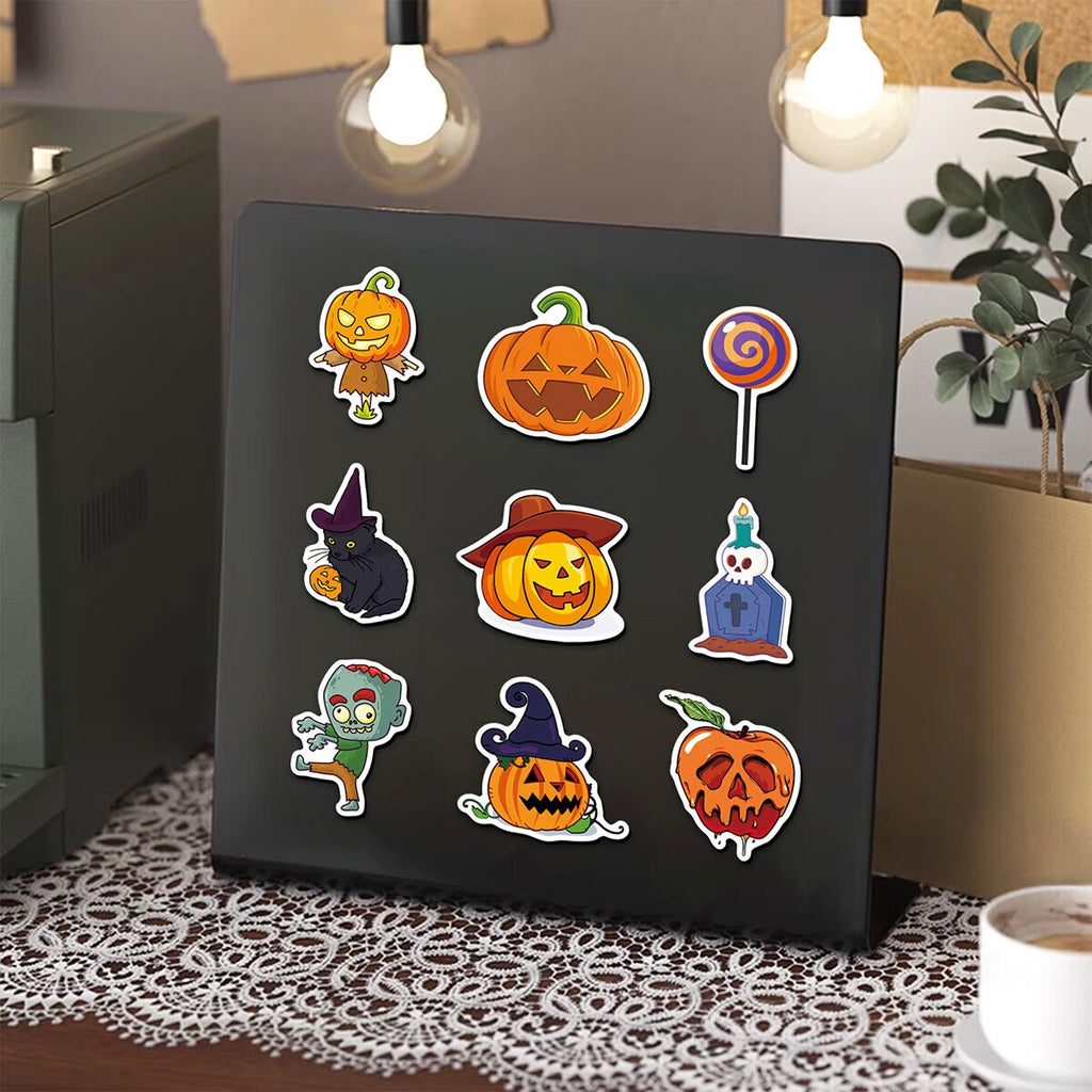 Halloween Pumpkin Ghost Fridge Magnets (20pcs)