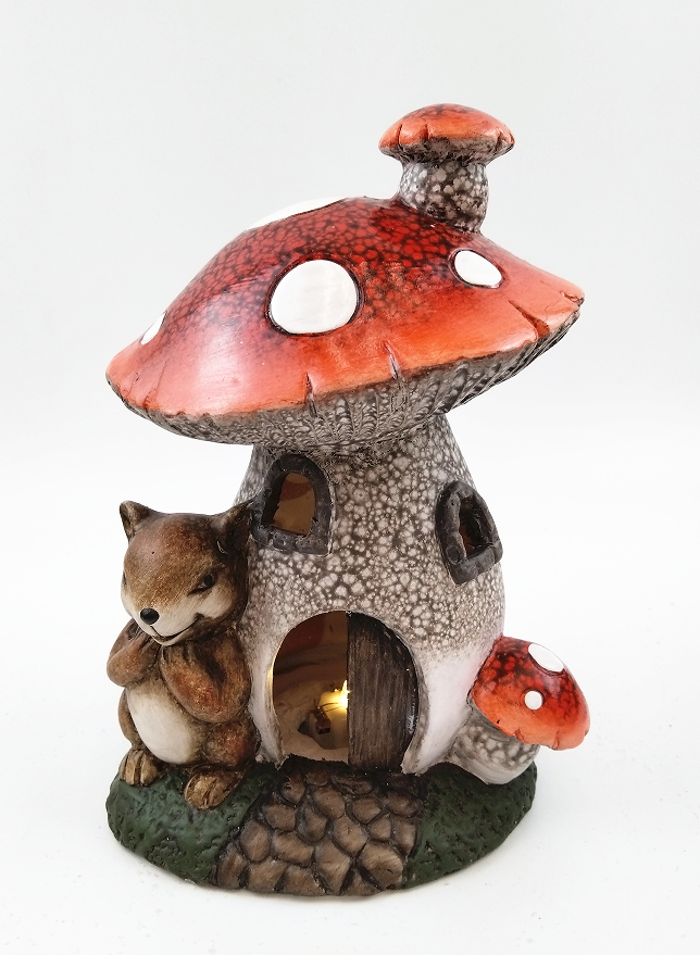 Squirrel Mushroom House