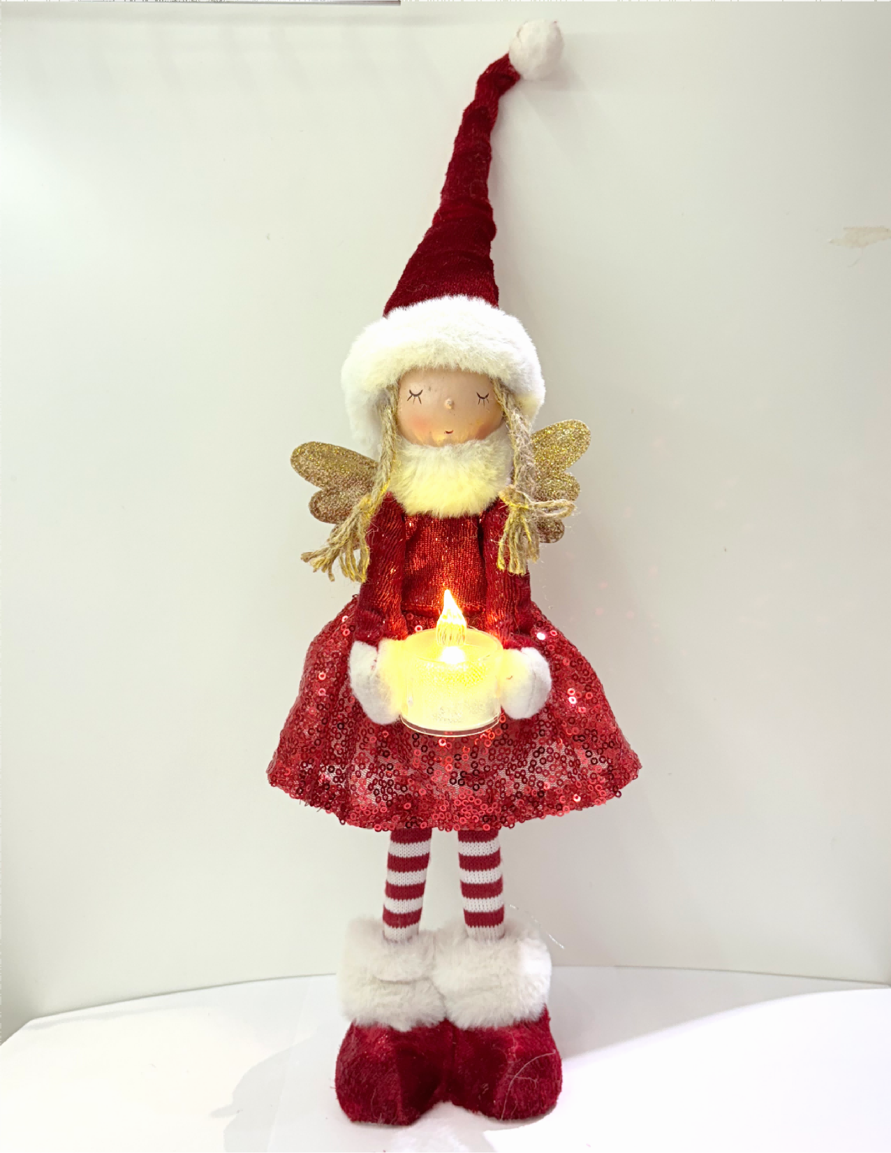 Small Red Standing Girl