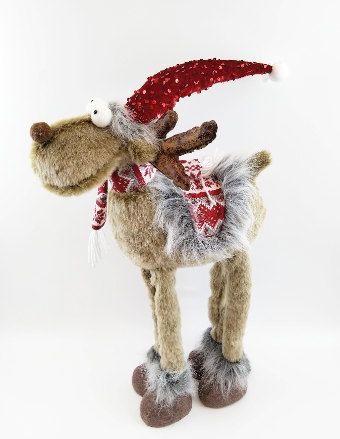 Large Shaggy Four-Legged Deer