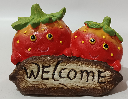 Welcome Sign Strawberries