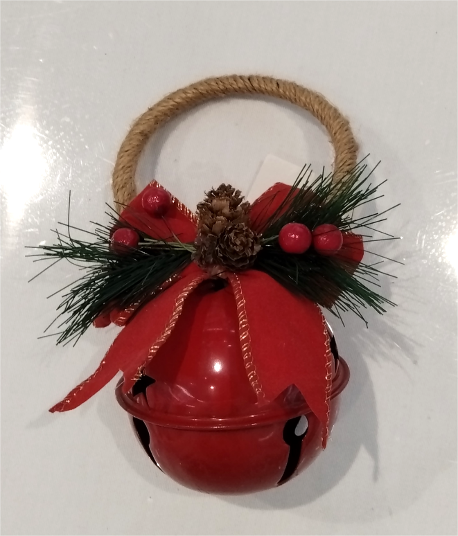 8CM Red Round Bell