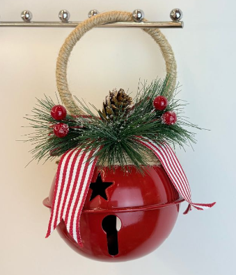 10CM Red Round Bell