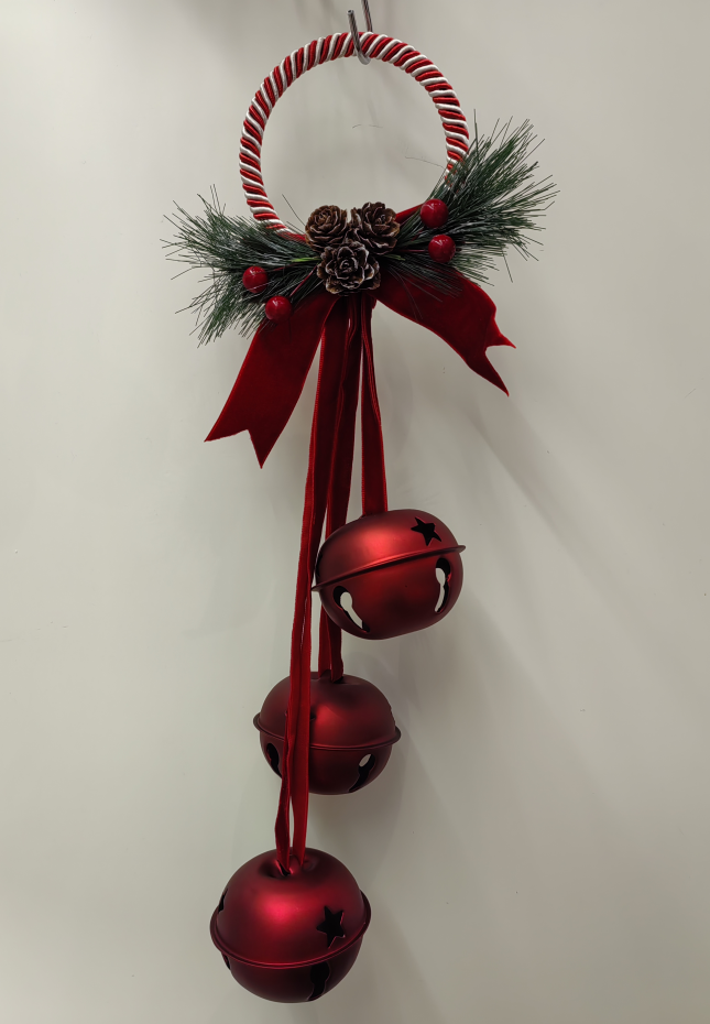 Small Red Round Bell String