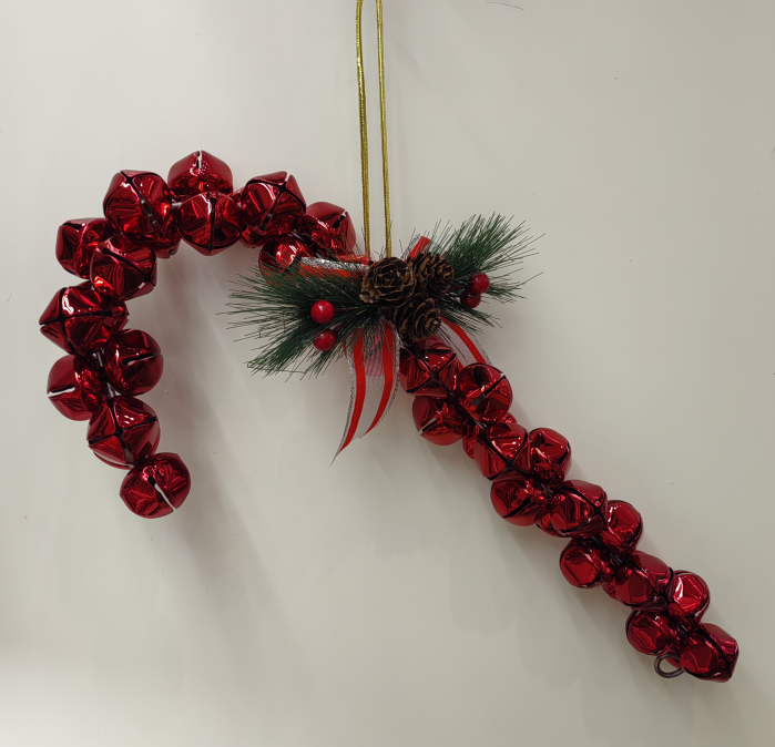 Large Red Cane Bells