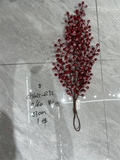 Christmas Red Bean Snow Teardrop Ornament