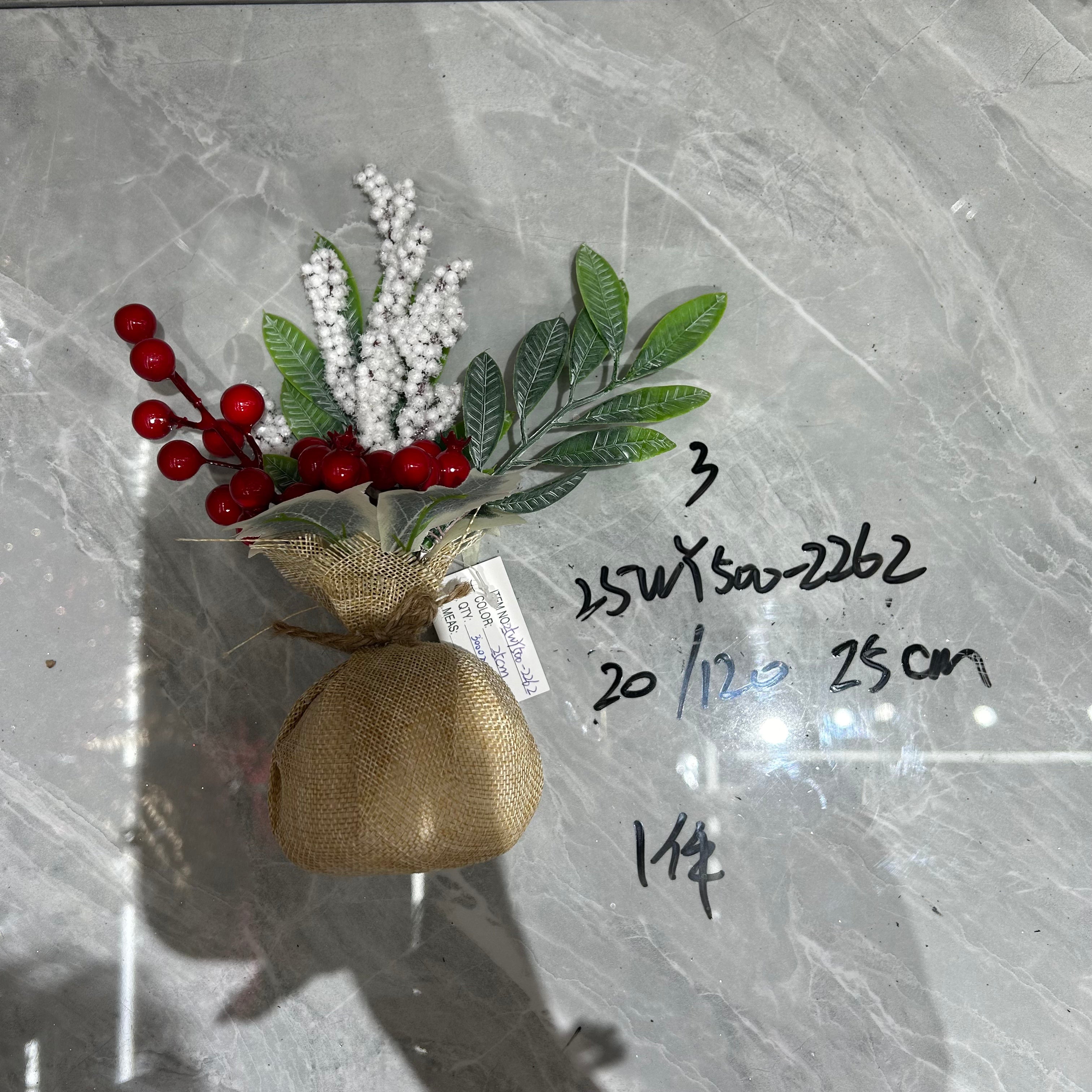 Christmas Red Berry White Bean Set
