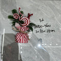 Christmas Red Beans Lollipop Bunch