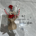 Christmas Red Berries with Pine Lollipop Bunch
