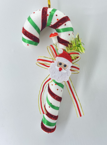 1PCS Foam Candy Cane Ornament