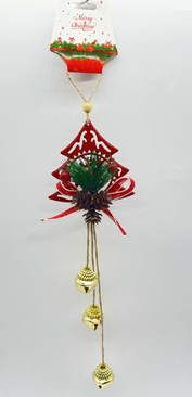 1PCS Iron Plate Pinecone Bell Hanger, Assorted 3 Styles