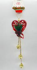1PCS Iron Plate Pinecone Bell Hanger, Assorted 3 Styles