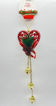 1PCS Iron Plate Pinecone Bell Hanger, Assorted 3 Styles