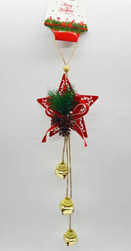 1PCS Iron Plate Pinecone Bell Hanger, Assorted 3 Styles