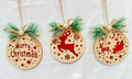 1PCS Wooden Hanging Ornament