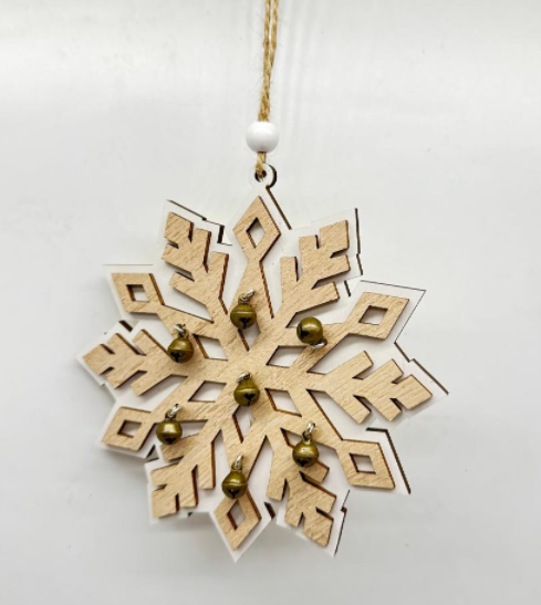 1PCS Wooden Hanging Ornament
