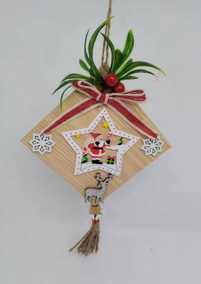 1PCS Wooden Hanging Ornament