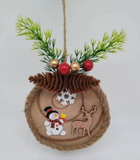 1PCS Wooden Ornament