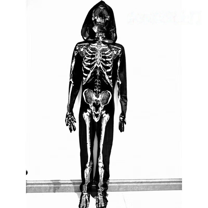 Kids Skeleton Bodysuit Halloween Costume