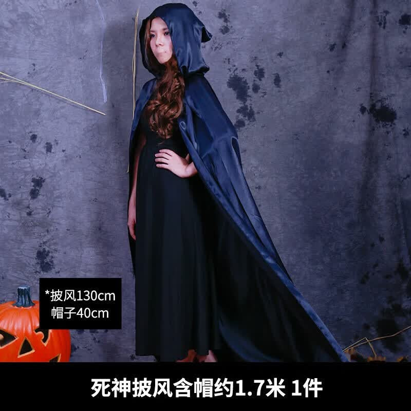 Halloween Tattered Red Cloak Cosplay Costume