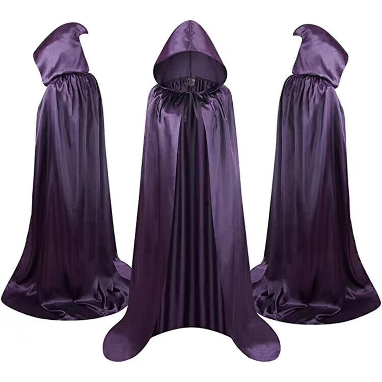 Halloween Hooded Cloak Cape Cosplay Costume